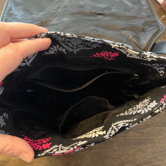 Vera Bradley Slim Saddle Bag Northern Lights Pattern Retired - Picture 5 of 6